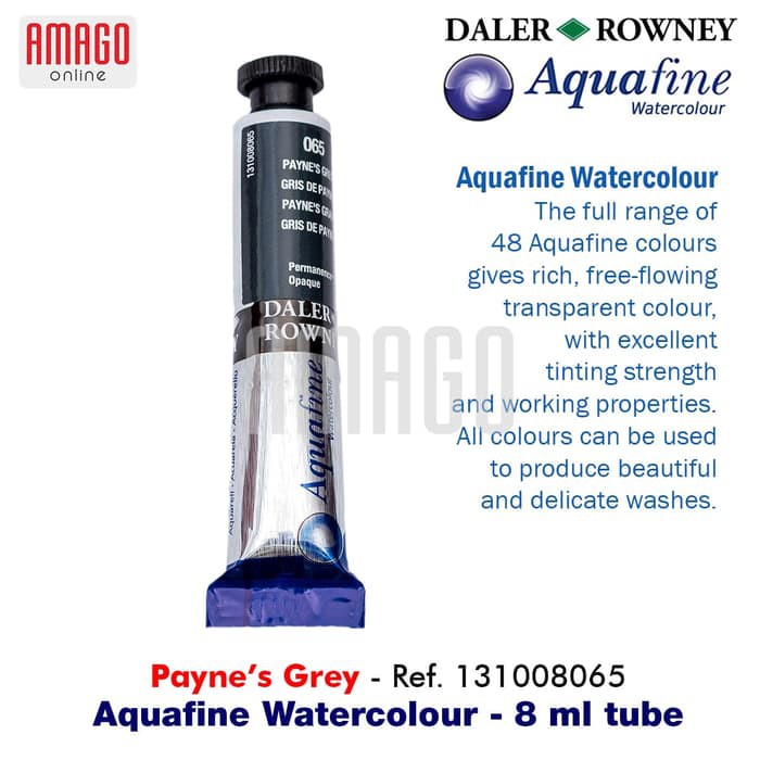 

DALER-ROWNEY Aquafine Watercolour 8 ml - Cat Air Lukis - Paynes Grey - 131008065