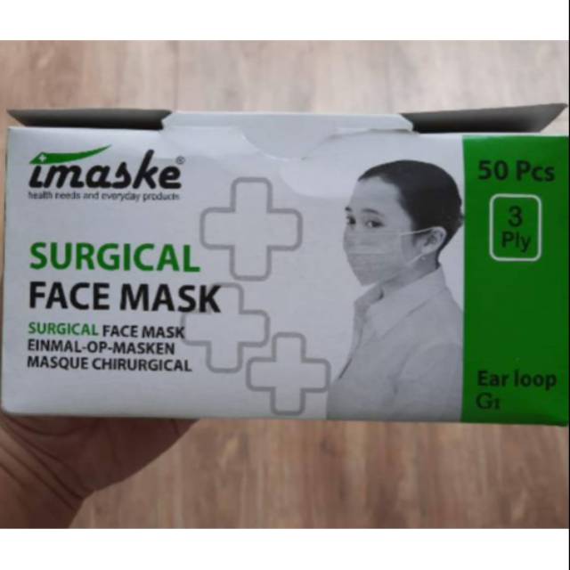 imaske | SURGICAL FACE MASK 3 ply earloop isi 50 pcs