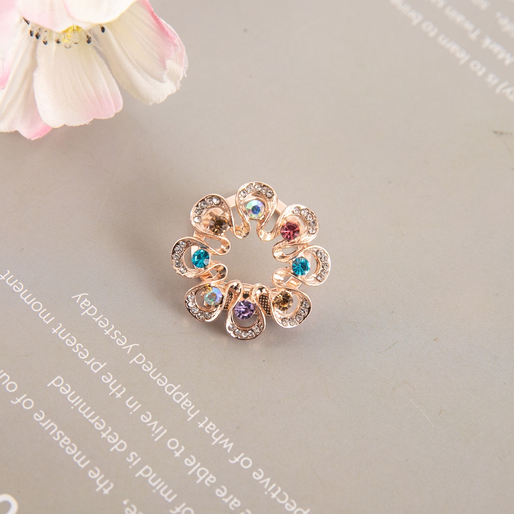 Bros Klip Gesper Syal Hias Mutiara Berlian Imitasi Untuk Wanita