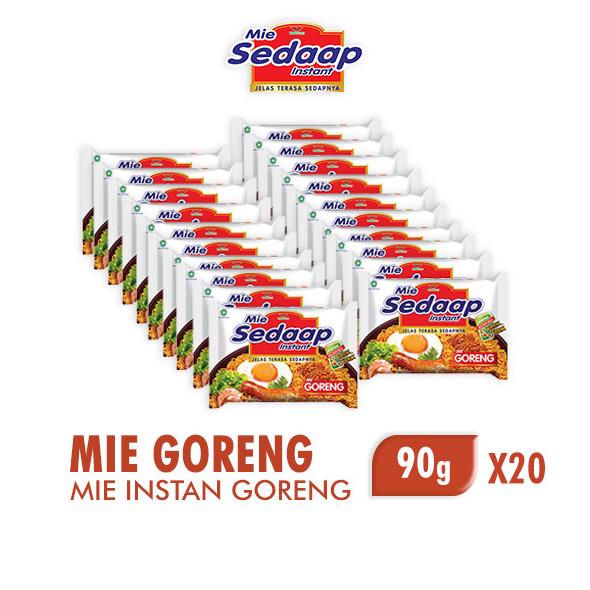 

Sedaap Mie Instan Goreng 90 gr x 20 pcs