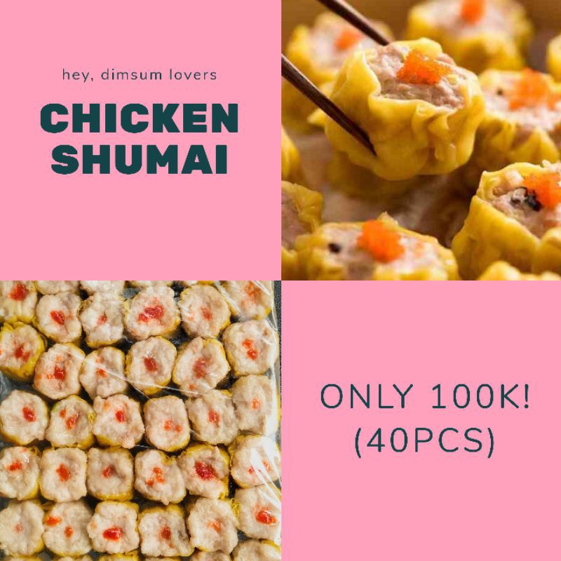 

Dimsum ayam frozen halal isi 40