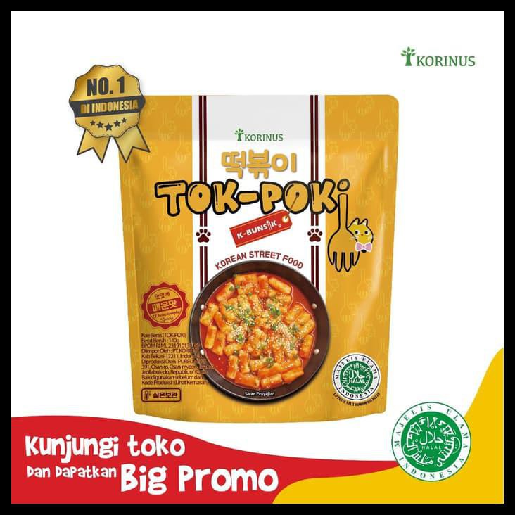 

K - Bunsik Tokpoki / Tteokbokki / Toppoki / Tok-Poki Instan Halal Mui Promo