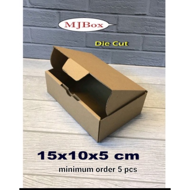 

Kardus box 15x10x5 cm kotak karton Die Cut