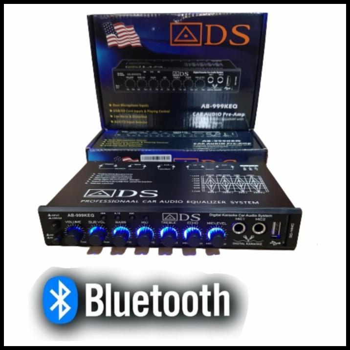 Parametrik Audio Mobil Equalizer Bluetooth Karoke Ads Ab-999Keq