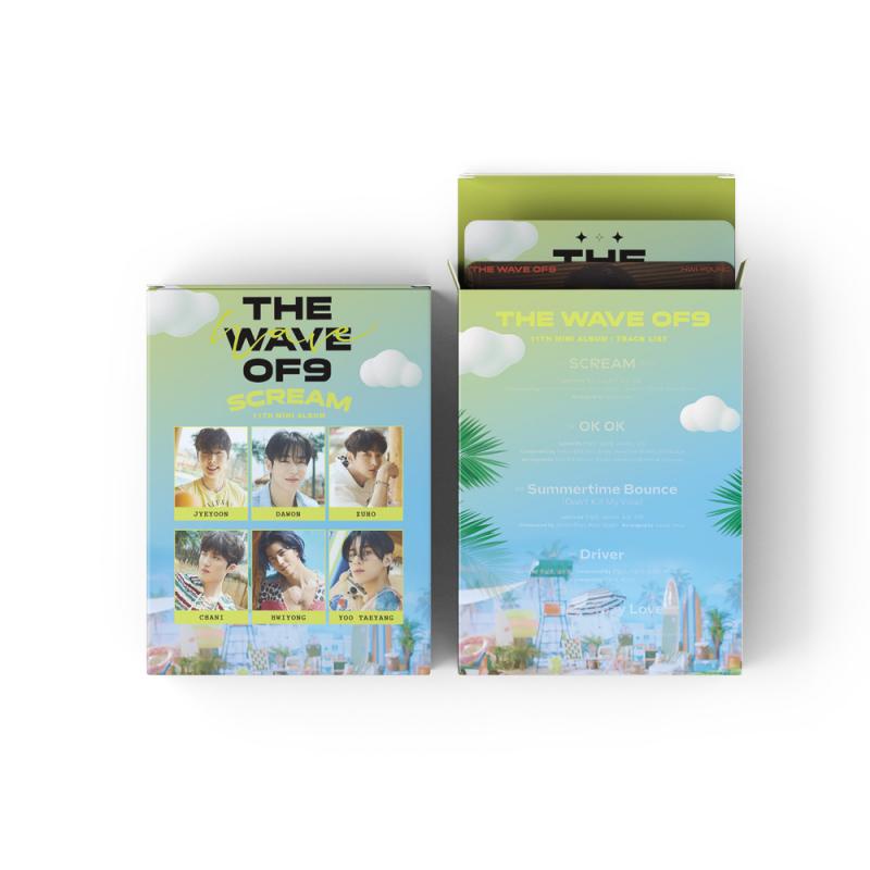 55pcs / Kotak Kartu Foto LOMO SF9 Album THE WAVE OF9