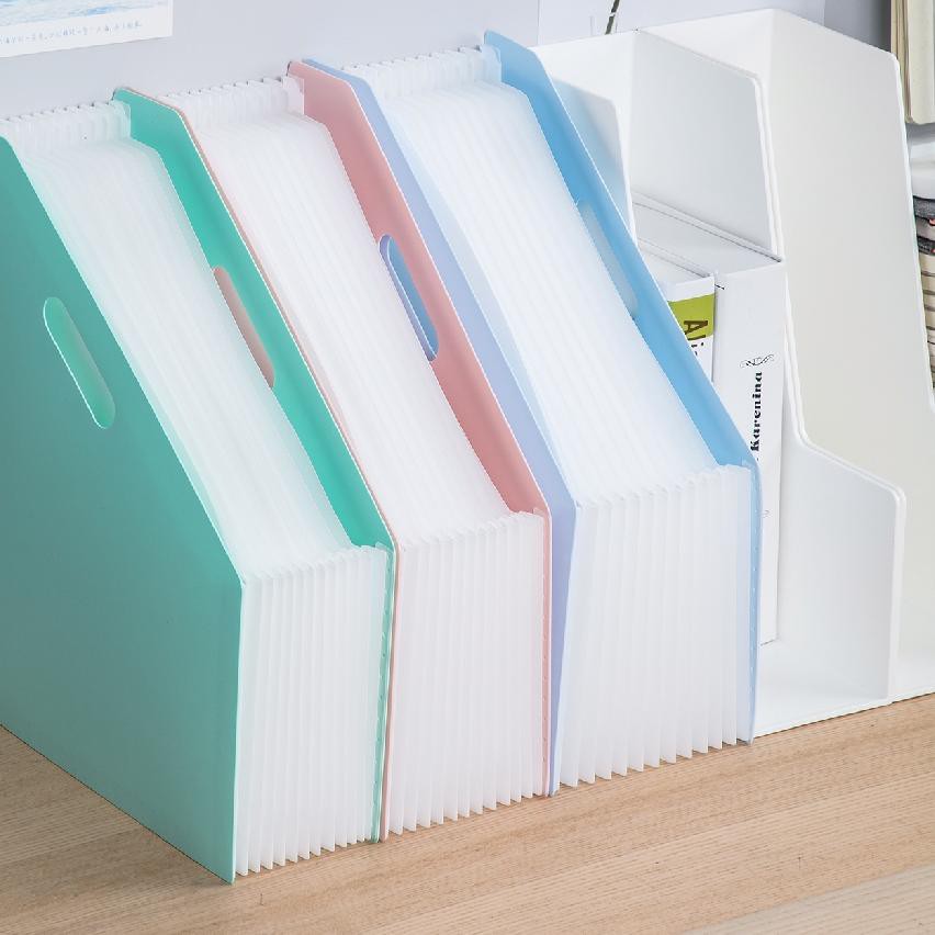 

HOT SALE!! (lru-597) Deli Standing File A4 100% bahan impor EB41102