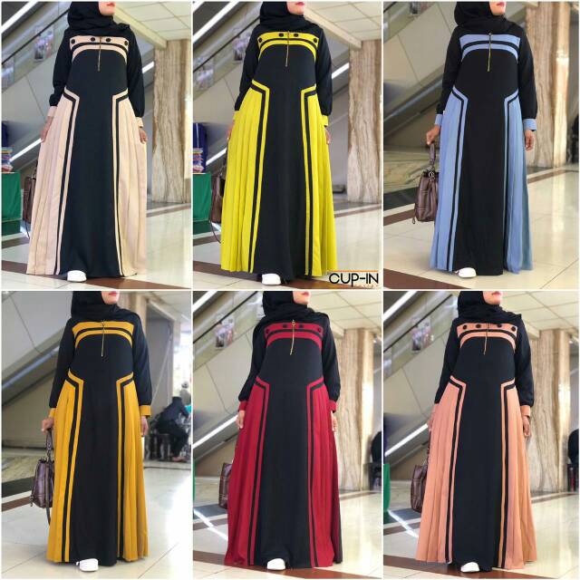 Gamis cantik cup in