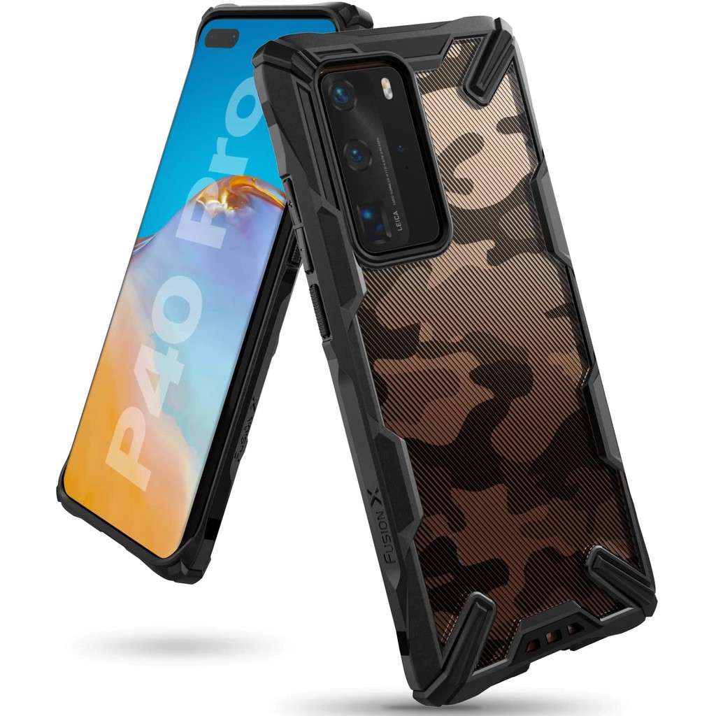 Case Huawei P40 Pro Ringke Fusion X Casing anti crack p40 pro Original