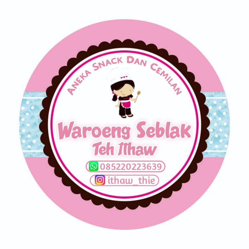 

Neon box bulat diameter 50cm pesanan warung seblak subang