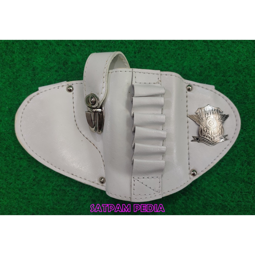 Holster Sarung Pistol Kulit Polantas - Holster Tempat Pistol Kulit