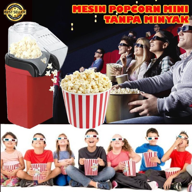 MJ88 Mesin Electric Popcorn Maker Hot Air Corn Machine ORIGINAL Super Murah