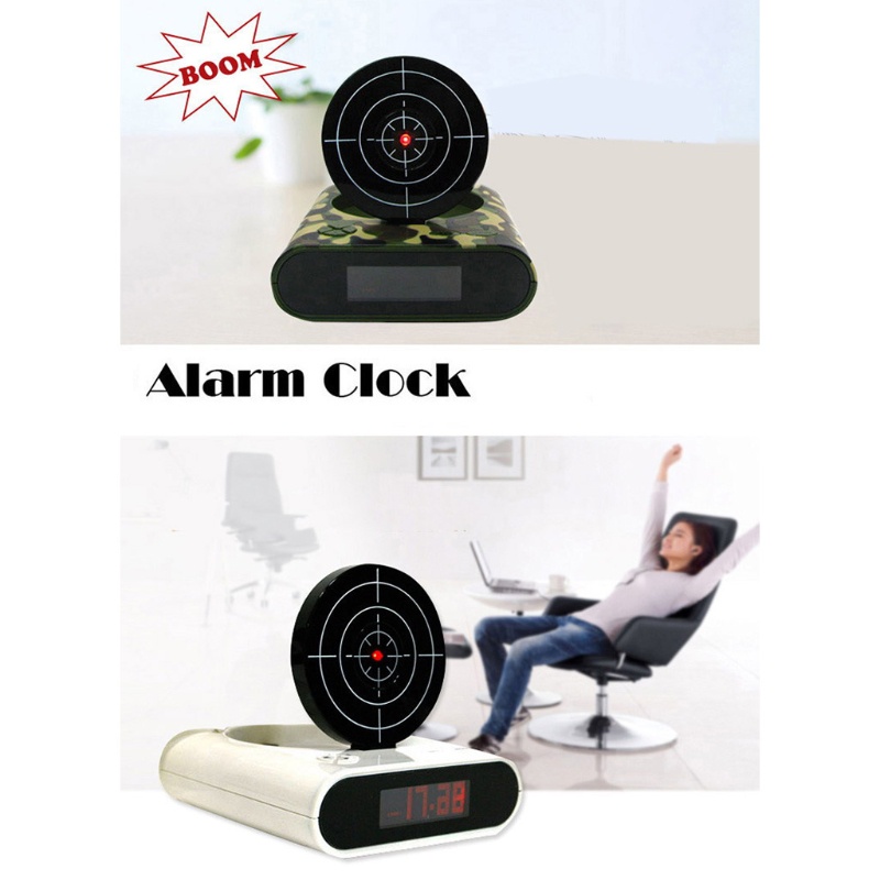 Kiss Clock Target Jam Weker Digital Mainan Inovatif Untuk Rumah Kamar Kantor