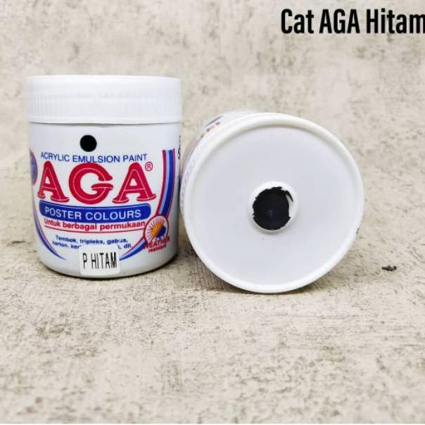 

evvr CAT AGA / CAT ACRYLIC 100ml(WARNA HITAM / PUTIH) jfzz516