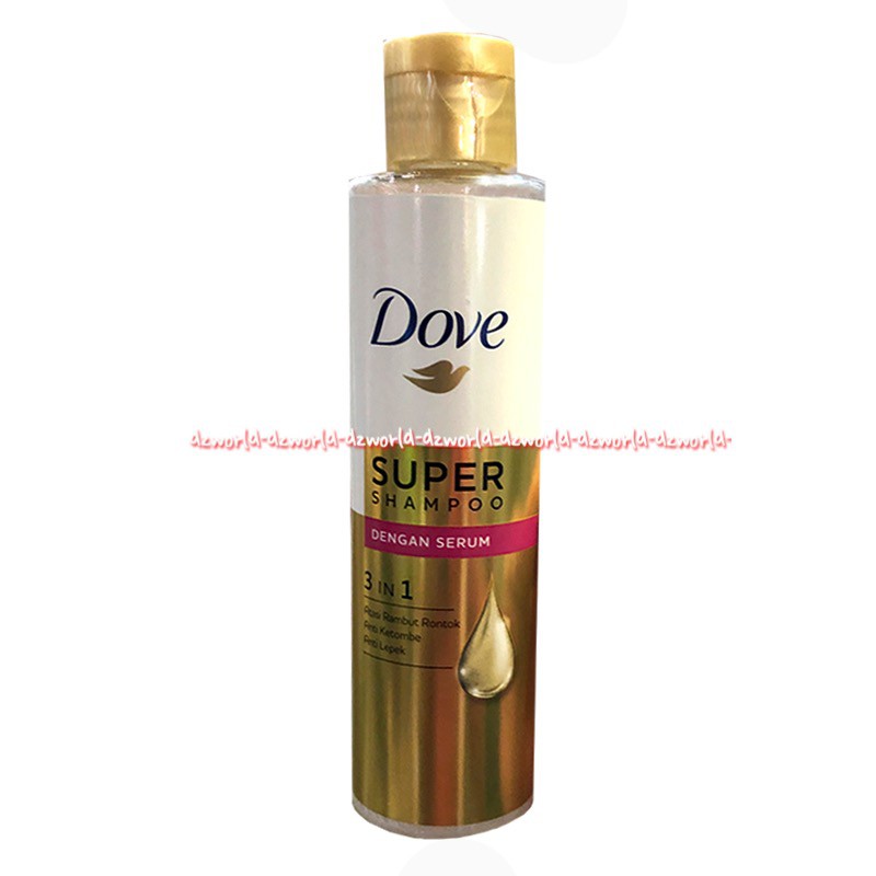 Dove Super Shampoo Dengan Serum Rambut 3in1 Dofe 125ml