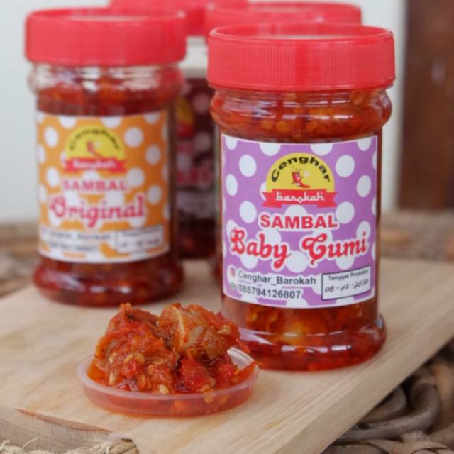 

Sambel Baby Cumi, Cenghar_barokah 150gr