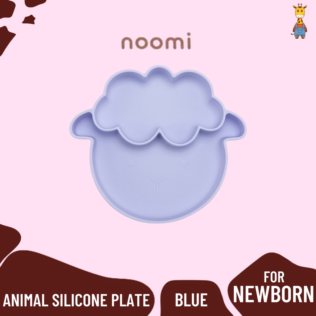 Noomi Animal Silicone Plate - Piring Makan Bayi