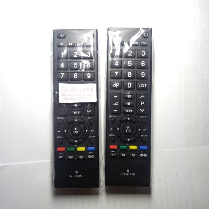 Ready&Siapkirim Remot Tv Toshiba Regza / Remote Tv Toshiba Lcd-Led Ct-90380