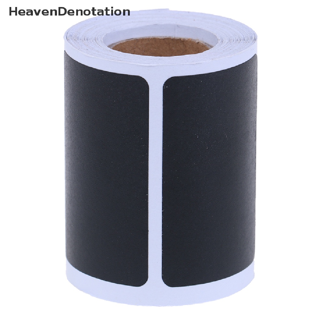 [HeavenDenotation] 120pcs Waterproof Chalkboard Kitchen Spice Label Stickers Jam Jar Bottle Tags