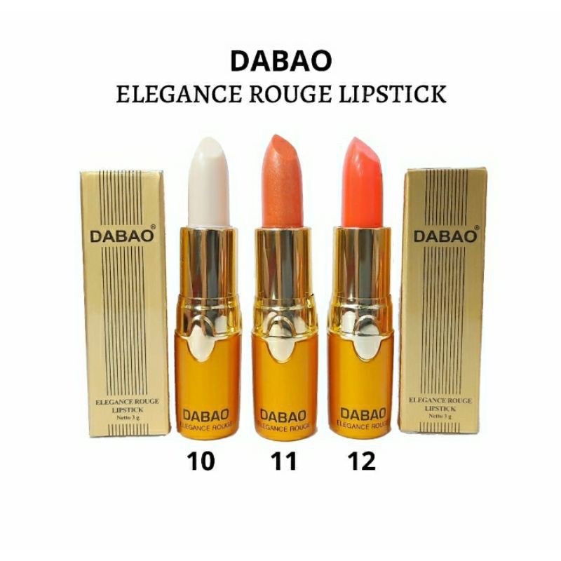 BISA COD - DABAO ELEGANCE ROUGE LIPSTIK - LIPSTIK DABAO