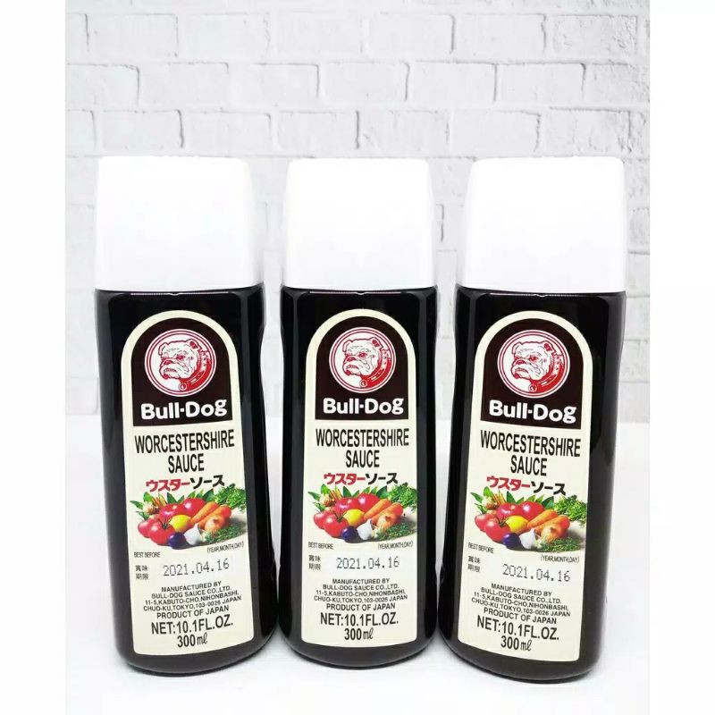 

Bulldog Worcestershire sauce 300ml ( kecap Inggris)