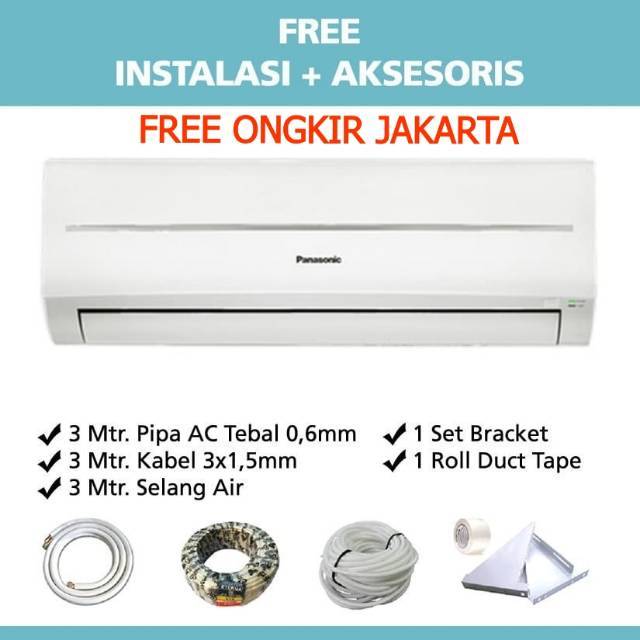 Ac Panasonic 1 Pk Yn9tkj R32 Free Pasang Indonesia