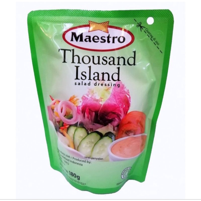 

Maestro Thousand Island 180gr - Salad Dressing