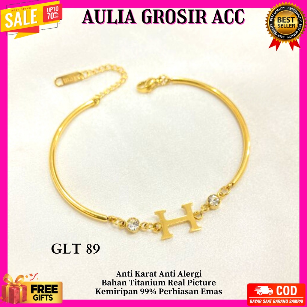 Gelang Tangan Wanita Gelang Titanium Gelang Korea Bangle Wanita Aksesoris Fashion Aksesoris Wanita