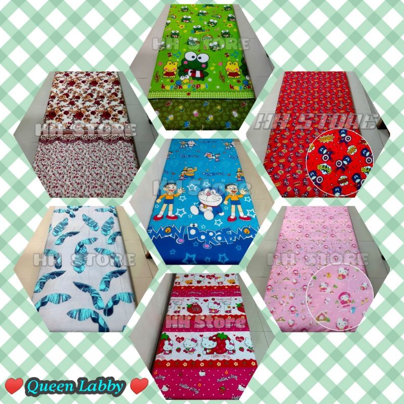 Sarung Kasur Busa Resleting 120x200x15 140x200x15 180x200x15 Sprei Resleting Urung Kasur