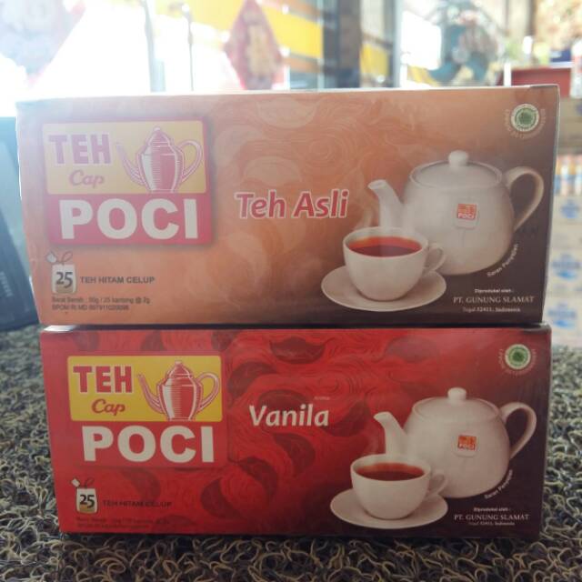 

Teh cap POCI ( 25/ 15 pcs teh celup) 50gr