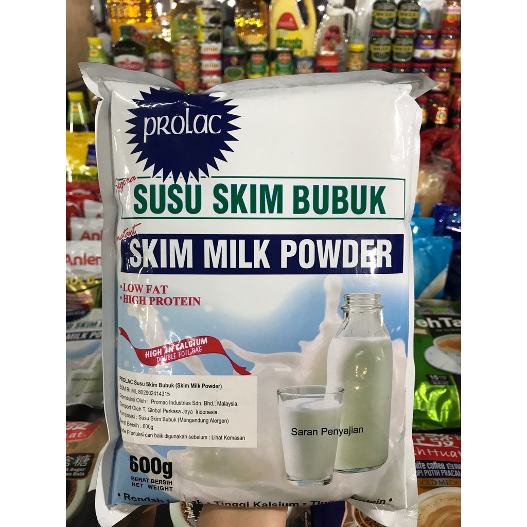 

600GR SUSU SKIM BUBUK PROLAC LOW FAT TINGGI KALSIUM DAN PROTEIN SUSU DIET PROLAC MALAYSIA