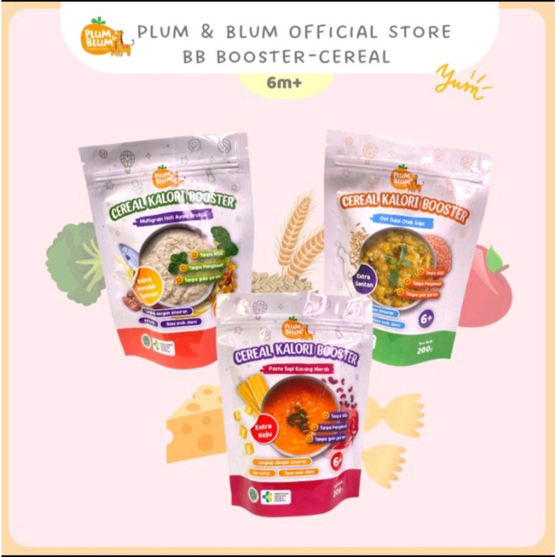 Cereal Booster MPASI Bayi Baby Plum Blum