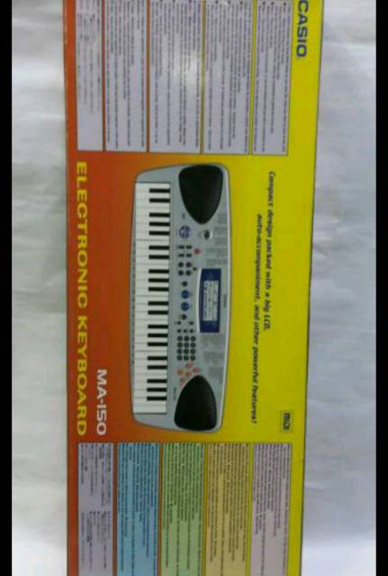 Orgen Casio Ma 150 Electronic Keyboard Musical Shopee Indonesia