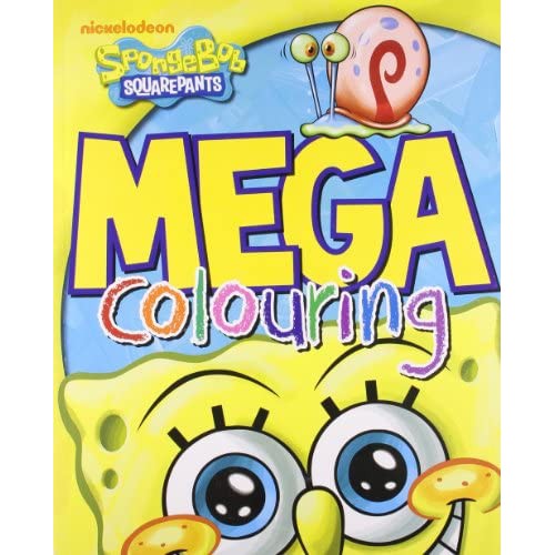 BBW BOOK / SPONGEBOB SQUAREPANTS: MEGA COLOURING