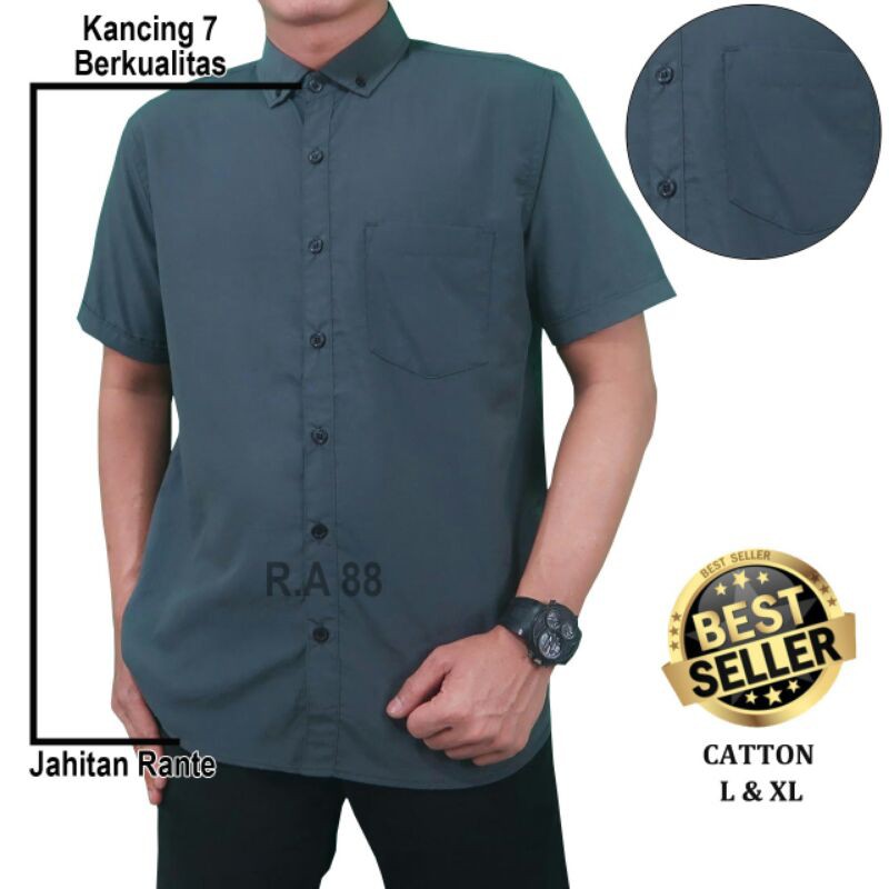 Kameja Pendek Pria Kameja Polos Kameja Katun Premium Kameja Distro Kameja Formal