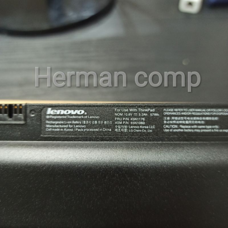 Original Baterai Lenovo ThinkPad E120 E130 E135 X121E X130E X131E Series