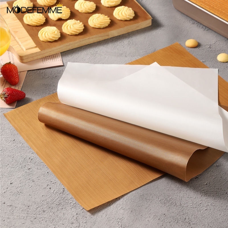 40*30cm Reusable Non-stick Oil Baking Cloth Sheet / Thickening Heat-resistant Oven Pad for Kitchen BBQ