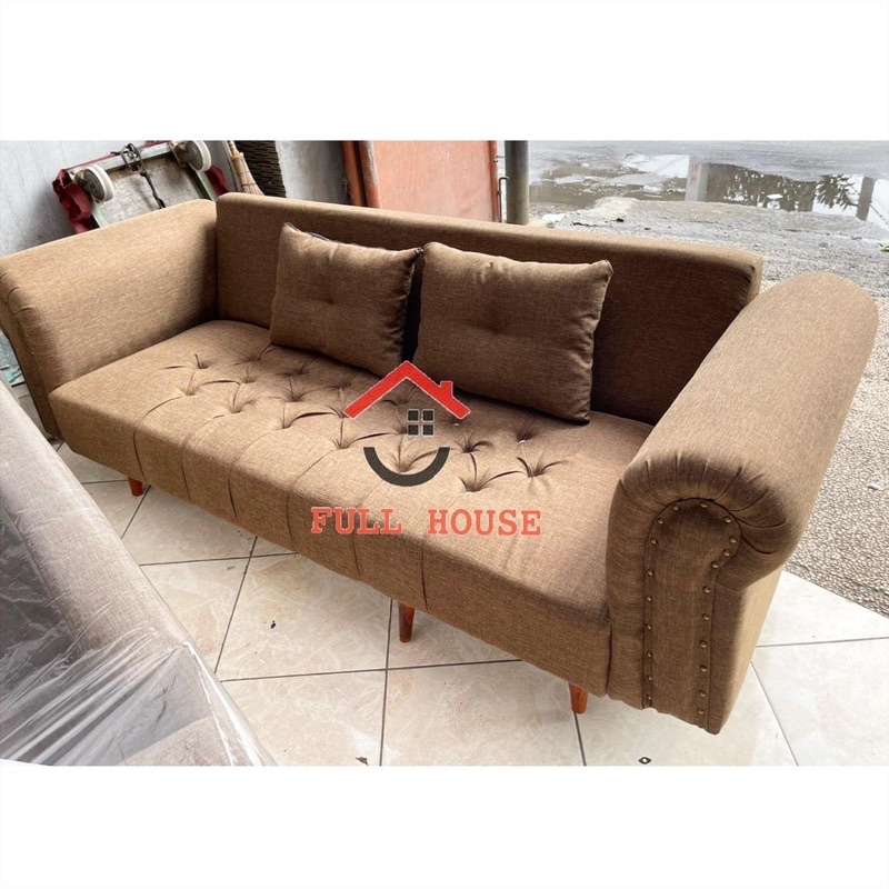 sofa 3 seater dudukan classic mewah termurah