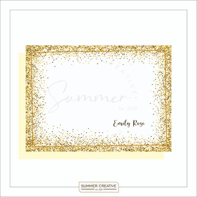 

Personalized Blank Card / Blank Note - NS05 / Thank You / Greeting Card / Kartu Polos / Ucapan