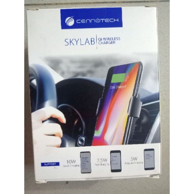 Car Holder With Wireless Charger Cennotech SKYLAB Holder Mobil Wireles .