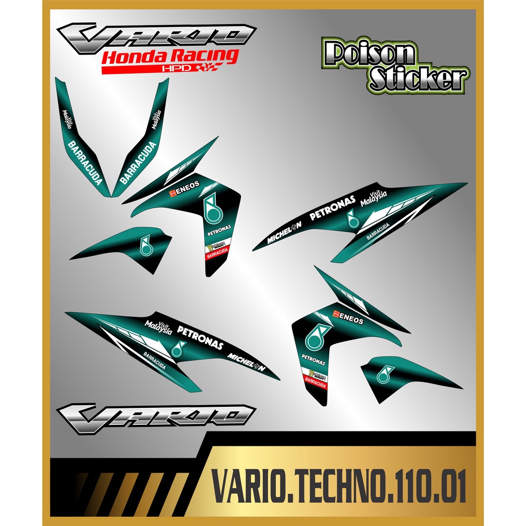 STRIPING STICKER VARIO TECHNO 110 STIKER VARIO TECHNO 110 NEW STICKER LIS LIST HONDA VARIO TECHNO 11