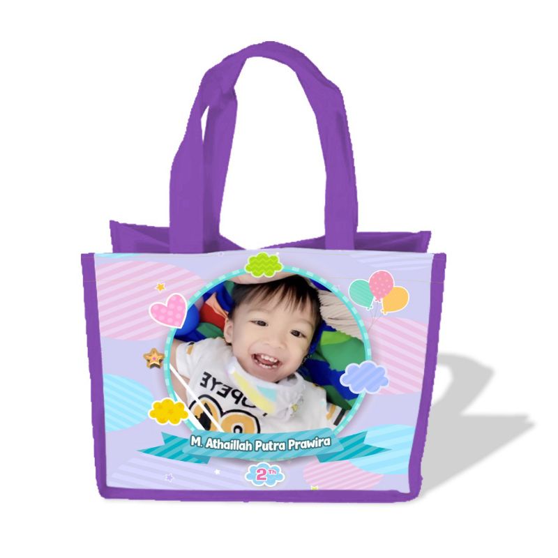 

goodie bag keren free design dan tulisan custom keren untuk pesta dan acara