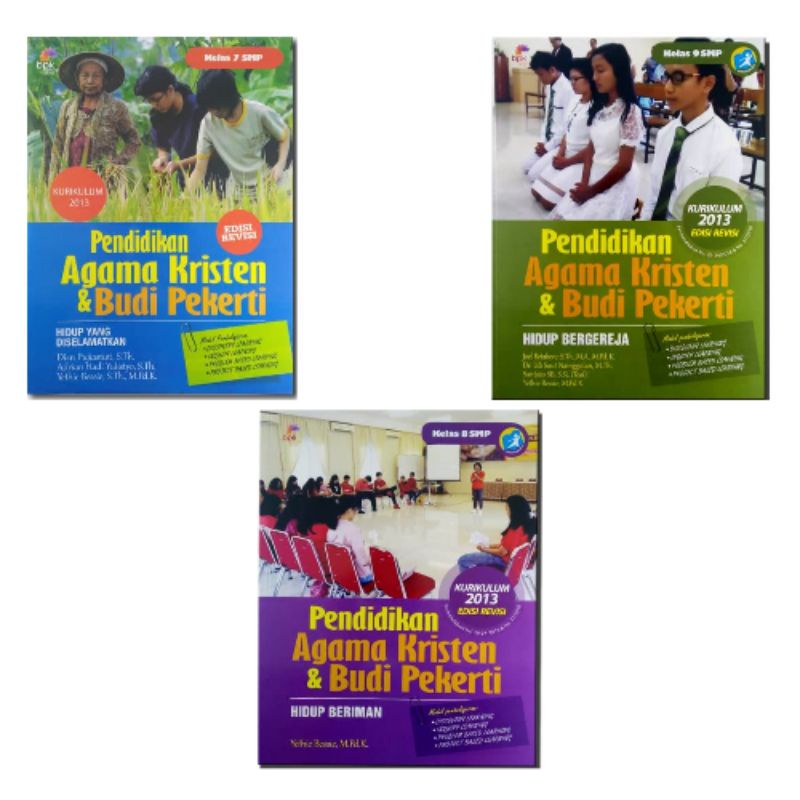 Buku Pendidikan Agama Kristen Kelas 7,8,9 SMP KURIKULUM 2013 REVISI BPK GUNUNG MULIA