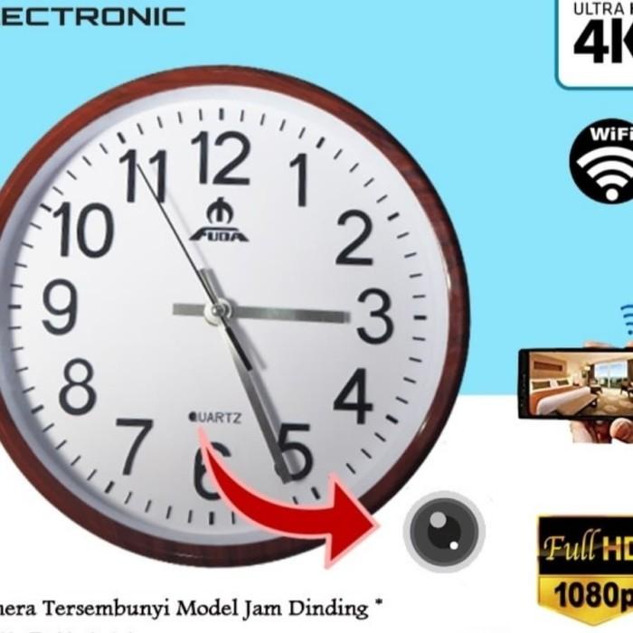 Kamera/Camera/Spy Cam/Ip Cam Wifi Jam Dinding 4K/Best Produk
