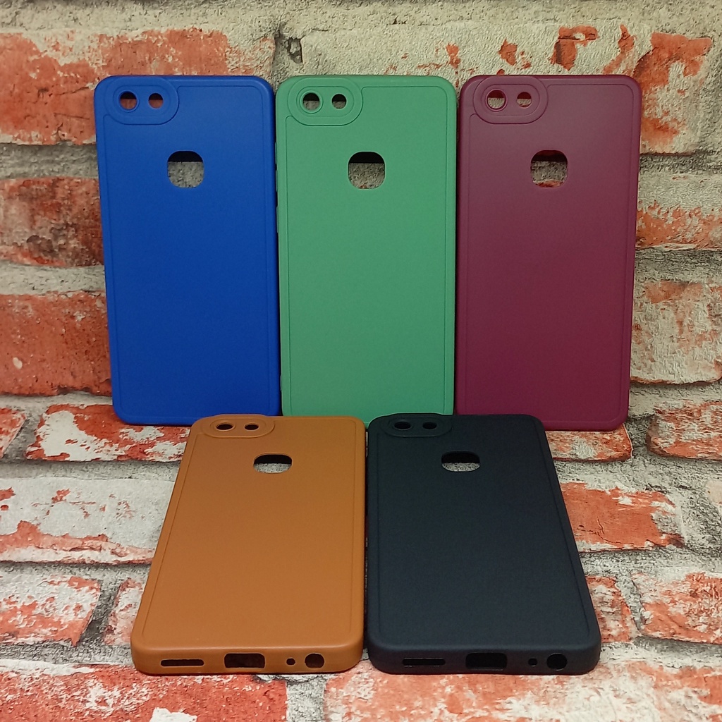 Case Vivo 1718 Softcase Warna Matte Camera Protection Vivo V7