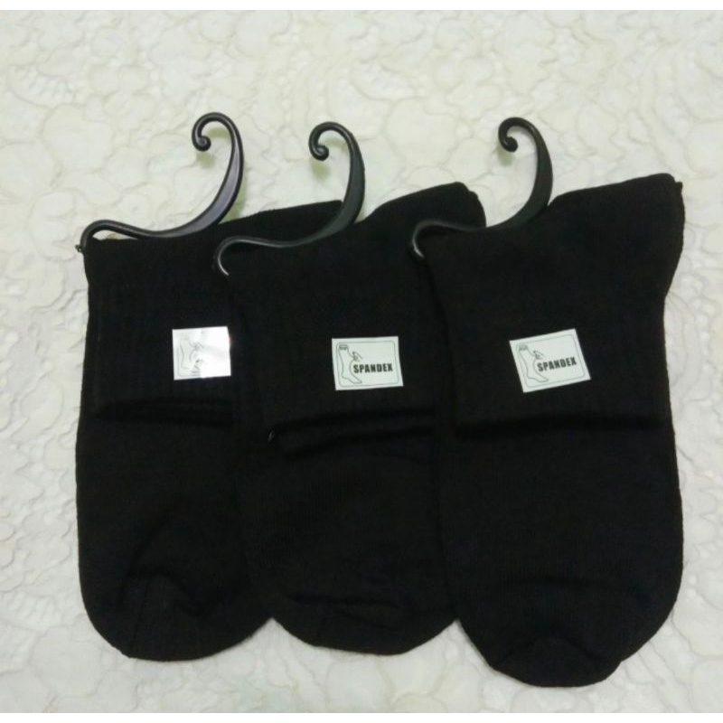 Kaos Kaki Spandek HITAM Mata Kaki / Kaos Kaki Pendek / Kaos Kaki