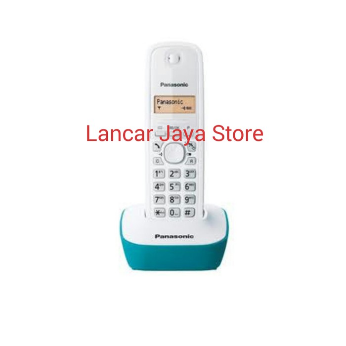 Wireless Phone Cordless Panasonic KX-TG1611 - Tosca Biru Muda Cyan