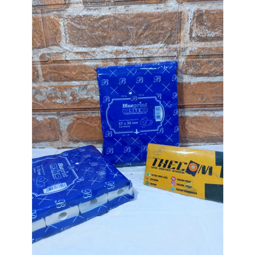 

Kertas Thermal Kertas Kasir Kertas Struk EDC BLUEPRINT Lite 57x30mm