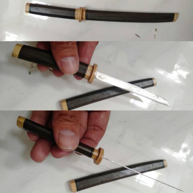 Pisau Dapur Gergaji Miniatur Pedang Samurai