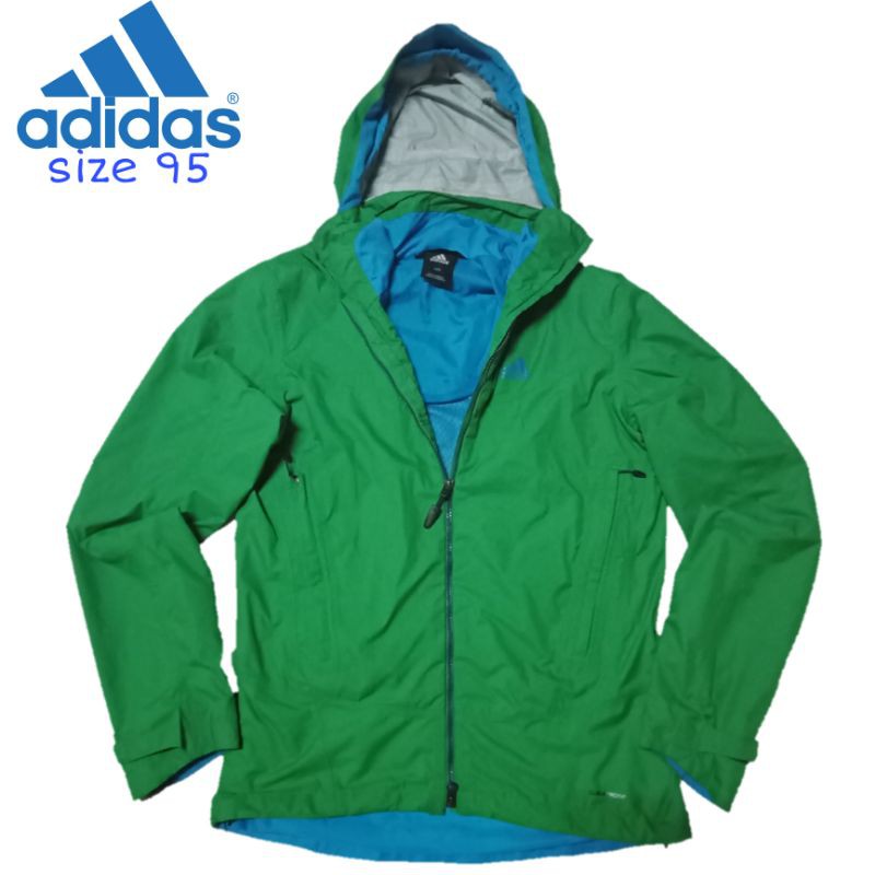 JAKET GUNUNG HIKING OUTDOOR ADIDAS ORIGINAL SECOND WATERPROOF WINDPROOF