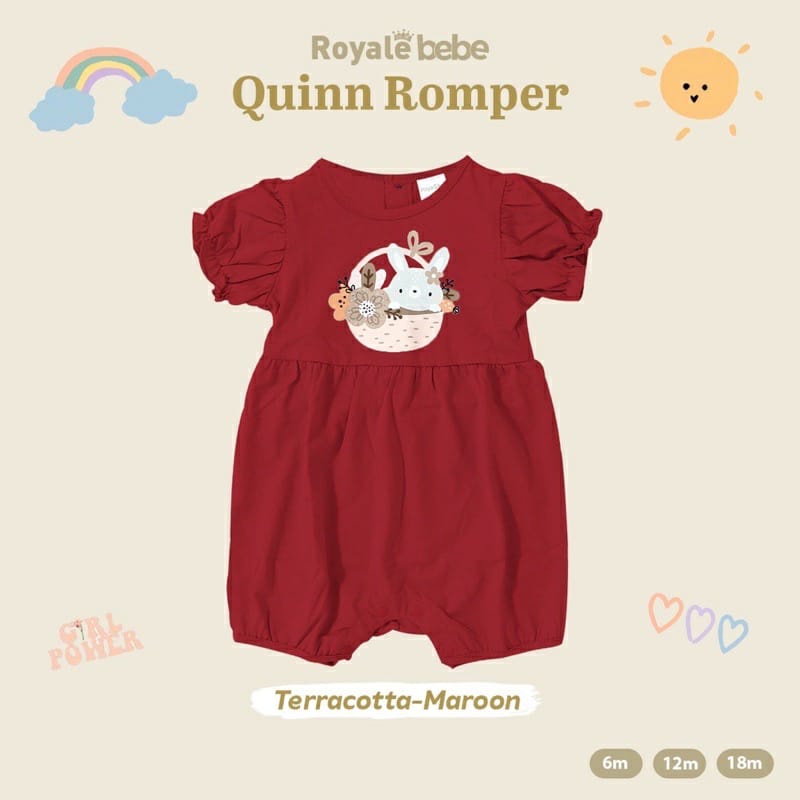 Royale Bebe Quinn Romper RB-QR6-18M - Romper Anak